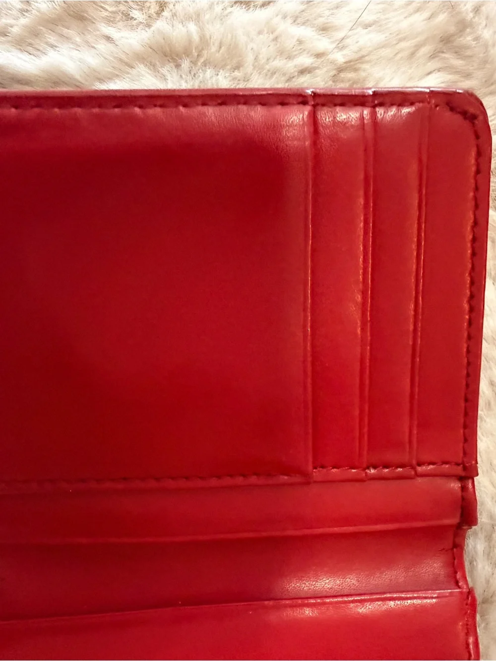 Lodis Black and Red Leather Wallet Bifold